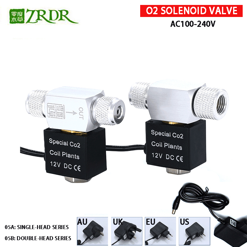Aquarium Fish Electric - ZRDR 水族館 Co2 電磁弁レギュレータ 110V-220V 低温