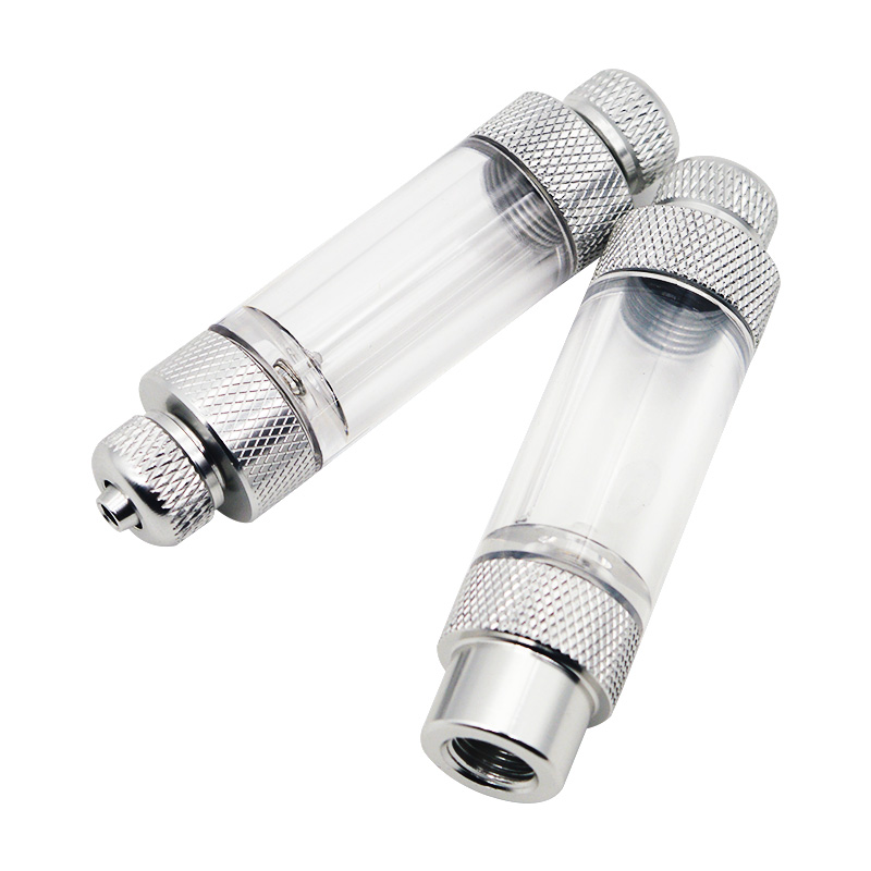 Aquarium Fish Care - 水槽CO2バブルカウンター ダブルヘッドチェックバルブ 魚タンクCO2レギュレーター ディフューザー CO2システムキット リアクター