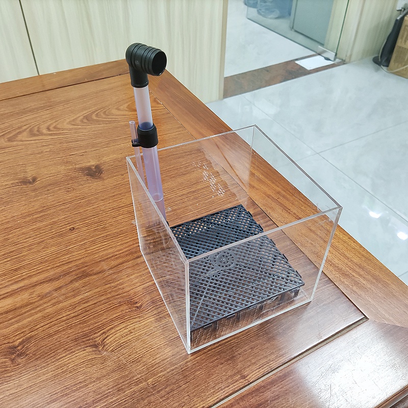 透明アクリル製エビ水槽フィルターシステム水槽スクエアUGFボ - Aquarium Fish Reproduction のレビューと価格