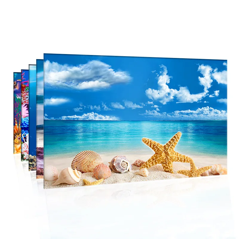 水族館の背景 3d ステッカーポスター水槽水族館の背景アクセ - Aquarium Fish Poster のレビューと価格