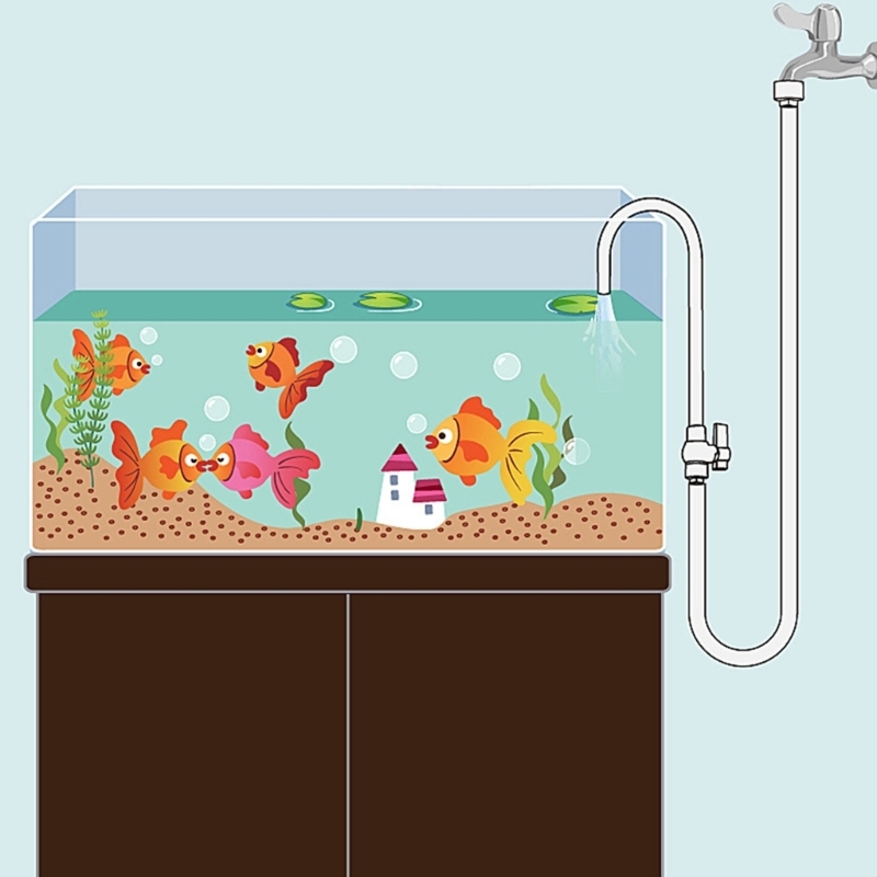 柔軟な位置決め食品安全なプラスチック製水道管付き水槽詰め替え - Aquarium Fish Youtube のレビューと価格