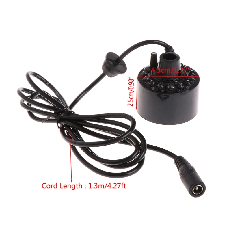 電気超音波ミニミストメーカー噴霧器噴水池霧アトマイザー空気加 - Aquarium Fish Electric のレビューと価格