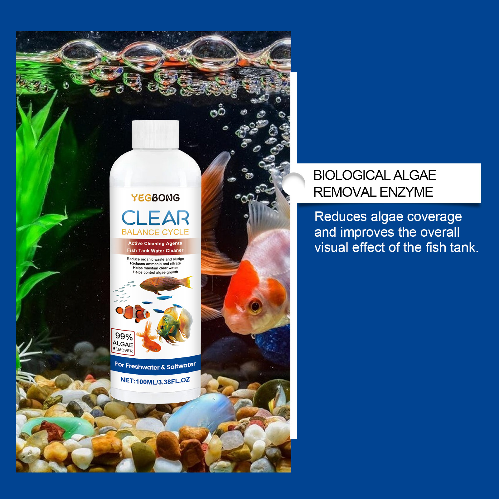 水族館の水精製器 100 ミリリットル淡水海水水槽クリーナー - Aquarium Fish Care のレビューと価格