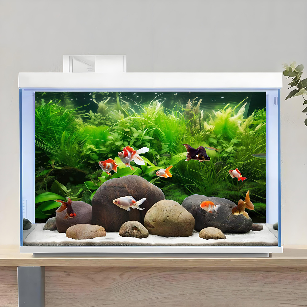 水草パラダイス、水槽背景画、水槽ステッカー、爬虫類水槽ステッ - Aquarium Fish Paradise のレビューと価格