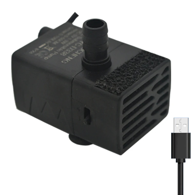 USB水槽用水中ポンプ、5V 5Wミニ調整可能流量フィルター - Aquarium Fish Care のレビューと価格