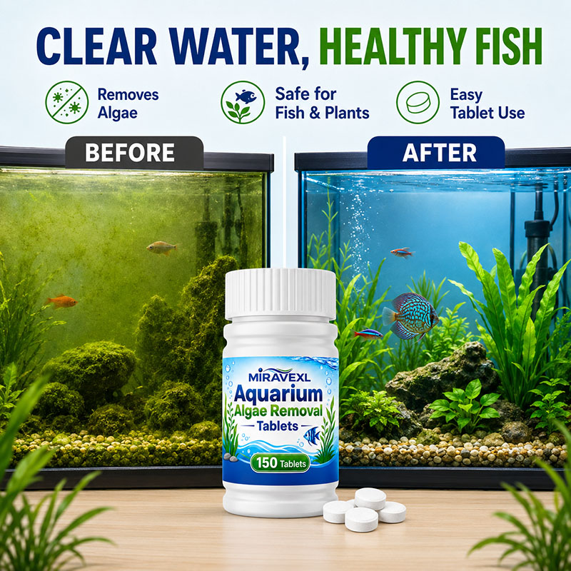 ミラベックスL 150 水槽藻類除去タブレット、安全な藻類抑 - Aquarium Fish Care のレビューと価格