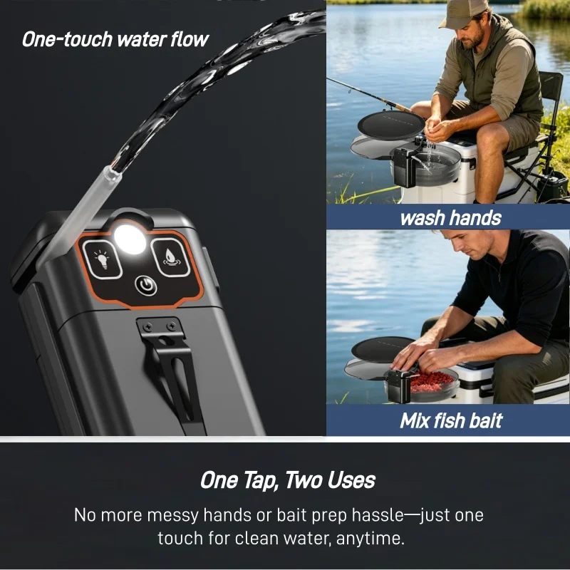 ポータブル電動水移送ポンプ USB 充電式自動釣り餌混合ステ - Aquarium Fish Electric のレビューと価格