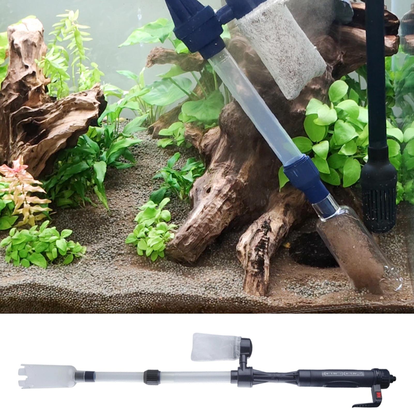 水槽砂クリーナー 伸縮式電動調整可能 パワフルな水槽砂吸引機 - Aquarium Fish Electric のレビューと価格