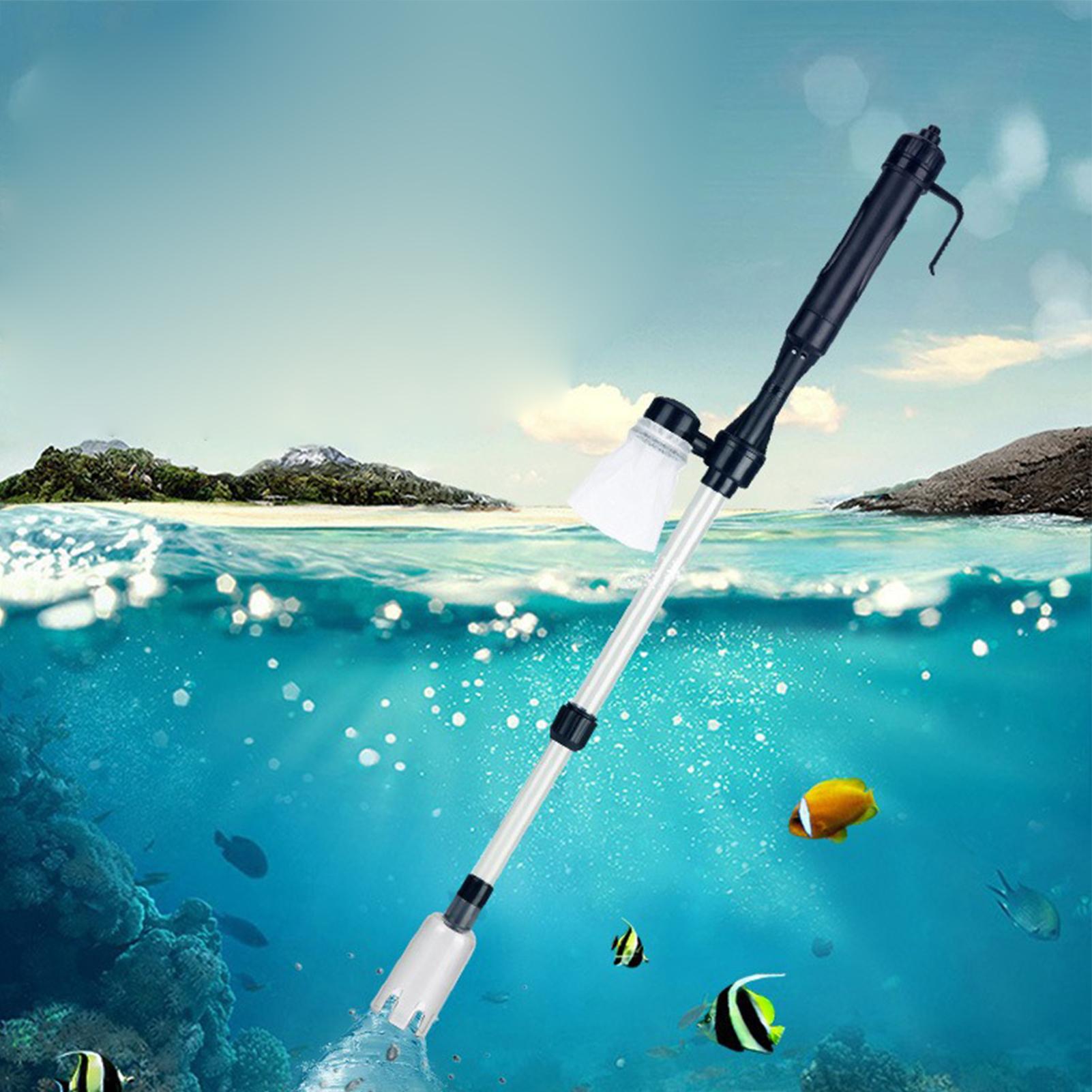 水槽砂クリーナー 伸縮式電動調整可能 パワフルな水槽砂吸引機 - Aquarium Fish Electric のレビューと価格