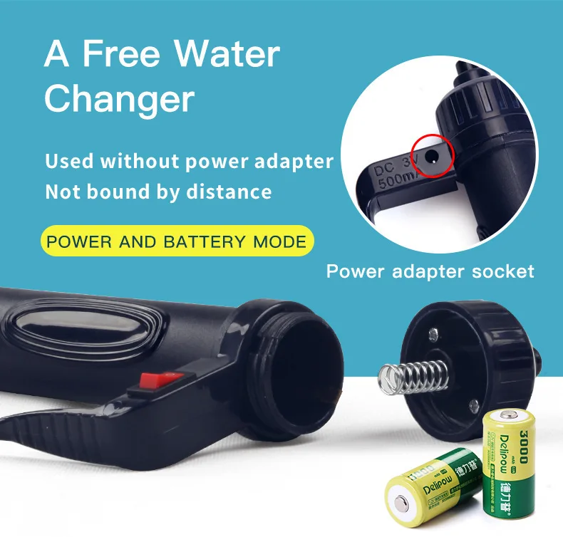 電気水チェンジャー真空サイフォンポンプ廃棄物除去砂利クリーナ - Aquarium Fish Electric のレビューと価格