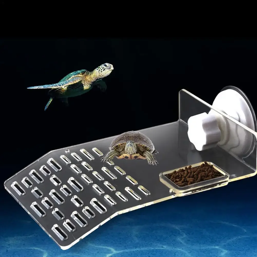 カメ用桟橋ドック日光浴プラットフォーム棚型スロープステップラ - Aquarium Fishland のレビューと価格